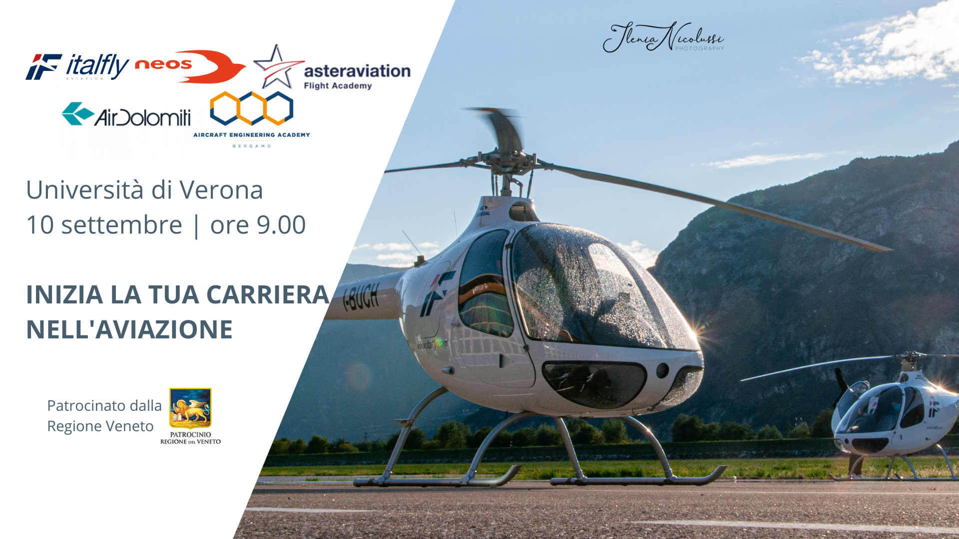 Xaria You Can Fly <br> Evento UniVR<br>10 settembre 2021